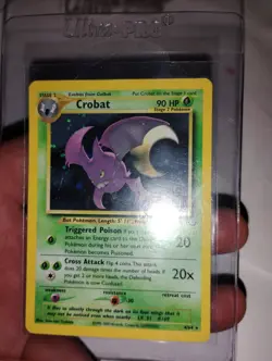 Pokemon Neo Revelation Rare Holo Crobat Card 4/64 - Image 1