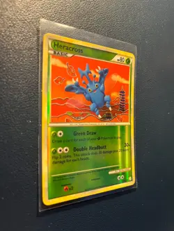 Pokemon TCG - Heracross 43/123 Heartgold & Soulsilver Reverse Holo - LP - Image 4