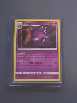 Pokemon Sun & Moon Crimson Invasion Holo Gengar 38/111 - Image 1