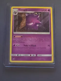 Pokemon Sun & Moon Crimson Invasion Holo Gengar 38/111 - Image 2