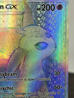 2017 Pokemon TCG Sun & Moon Espeon GX Rainbow Secret Rare Card 152/149 MP - Image 5