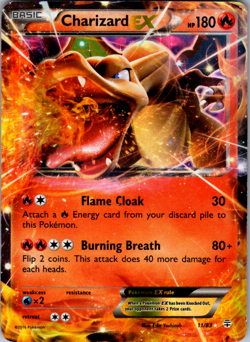 Charizard EX 11/83 - Pokemon XY Generations Ultra Rare Card NM - Image 1