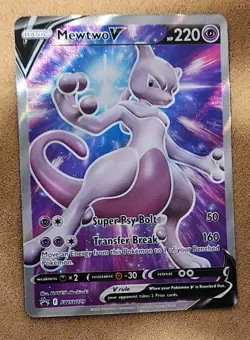 Mewtwo V SWSH229 Sword Shield Black Star Promo Pokemon TCG. (NM) Near Mint - Image 1