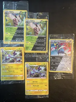 Pokemon Promo Knockout Collection - Toxtricity, Bisharp, Shiftry Lot Of 5 SEALED - Image 1