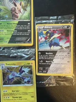 Pokemon Promo Knockout Collection - Toxtricity, Bisharp, Shiftry Lot Of 5 SEALED - Image 4