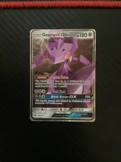 Pokemon Genesect GX 130/214 Holo Ultra Rare Lost Thunder Near Mint - Image 1