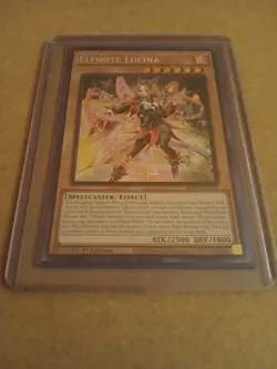 Yu-Gi-Oh Elfnote Lucina BPRO-EN010 1st Edition Secret Rare Near Mint 1st Ed - Image 1