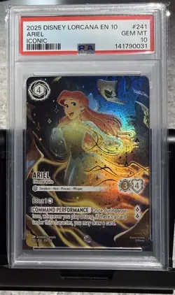 2025 Disney Lorcana | Whispers in the Well | 🔥Iconic Ariel PSA 10🔥 - Image 1