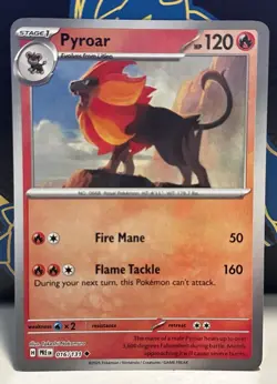 Pokemon Prismatic Evolution TCG Holo Card - Pokeball Pyroar (016/131) - Image 1