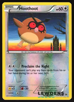 Hoothoot - 119/162 - Common Reverse Holo - BREAKthrough - Pokemon Card - Image 1