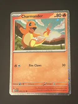 Charmander ASC 020/217 Cosmos Holo Promo Ascended Hero’s Pokemon Card TCG NM - Image 1