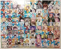 Lot of 100 Japanese Weib Weiss Schwarz Hololive Card set - Image 1
