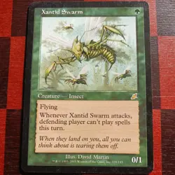 Mtg Xantid Swarm LP Scourge Insect Magic Card Rare - Image 2