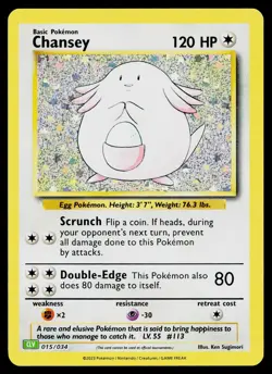 Chansey 015/034 Trading Card Game Classic Classic Collection - Image 1