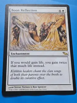 MTG Boon Reflection-Shadowmoor Ex-Nm Rare Magic the Gathering - Image 1