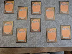 10x Forest Unglued MTG Basic Land Lightly Played (LP) / Moderately Played (MP) - Image 2