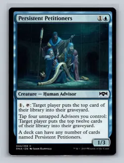 Persistent Petitioners - NM/LP - Ravnica Allegiance RNA MTG - Image 1