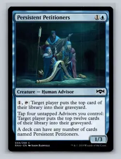 Persistent Petitioners - NM/LP - Ravnica Allegiance RNA MTG - Image 3