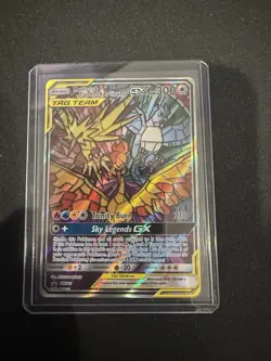 Moltres & Zapdos & Articuno GX SM210 Full Art Promo Holo Pokemon TCG Card Stock - Image 1