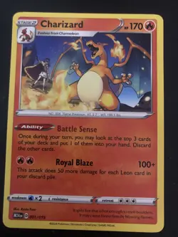 Charizard - New 2025 McDonalds Happy Meal Pokemon Dragon Discovery Card 001/015 - Image 4