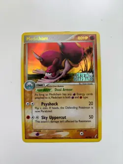 Pokemon Card - Medicham Crystal Guardians Stamped 25/100 Reverse Holo NM - Image 1