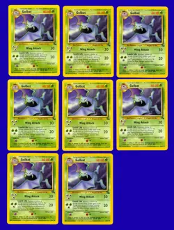 LOT of (8) 1999 Pokemon Fossil Golbat 34/62 - RARE - Mint to Gem Mint - Image 1