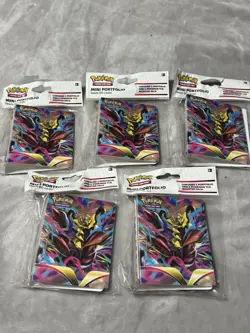 Pokemon Lost Origin Mini Portfolio Lost Binder Only - Lot of 5 - Image 1
