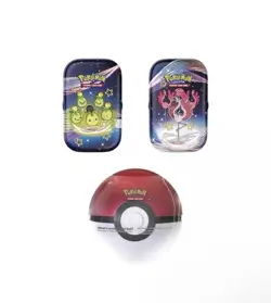 Lot Of 2 Pokemon TCG - Poke Ball + (2) Paldean Fates Mini Tins Pack Sam's Club. - Image 2