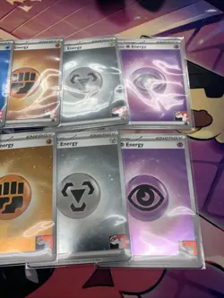 Pokemon 151 Energy Bundle Prize Pack Energy Cosmos Holo Play Stamp - Image 4
