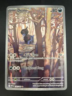 Deino 146/086 - Pokemon White Flare Illustration Rare TCG Near Mint - Image 1