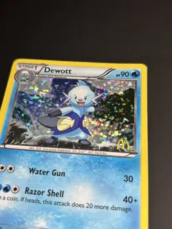 Pokemon TCG Mcdonalds 2012 Dewott 5/12 Stamped Holo HP - Image 2