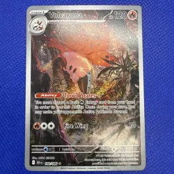 Pokemon TCG 2025 Volcarona Black Bolt Illustration Rare 100/086 Near Mint - Image 1