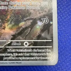 Pokemon TCG 2025 Volcarona Black Bolt Illustration Rare 100/086 Near Mint - Image 4