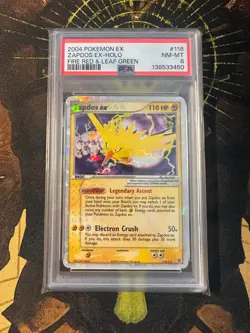 Pokemon Zapdos ex 116/112 Fire Red Leaf Green PSA 8 - Image 1