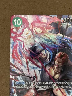 One Piece CCG Shanks OP13-028 SR Alt Art Holo Foil English - Image 3