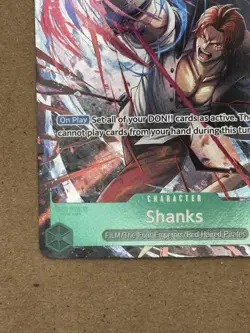 One Piece CCG Shanks OP13-028 SR Alt Art Holo Foil English - Image 4
