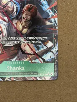 One Piece CCG Shanks OP13-028 SR Alt Art Holo Foil English - Image 5