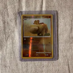 Hippopotas 51/130 Diamond & Pearl Reverse Holo Uncommon Pokemon Card - Image 1