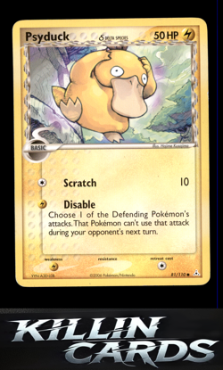 Psyduck (Delta Species) 81/110 Pokemon Common Holon Phantoms Card LP - Image 1
