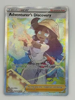 Adventurer's Discovery TG23/TG30 Lost Origin Ultra Rare Holo Pokemon TCG Card NM - Image 1