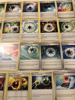 Lot Of 25 Various Energy Pokemon Cards wash mist powerful gift jet retrieval - Image 5