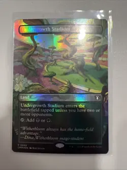 Undergrowth Stadium (Borderless) - Commander Masters - Foil - NM - MTG - Image 1