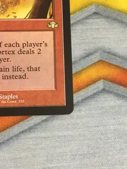 D1184 MAGIC GATHERING DOMINARIA REMASTERED SULFURIC VORTEX #332 LP RETRO MTG - Image 5