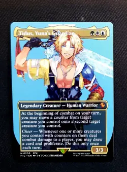 Tidus, Yuna's Guardian (Borderless) Commander: Final Fantasy Regular Mint 🔥 - Image 1