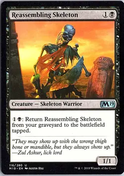Reassembling Skeleton U Core Set 2019 116 LP MTG - Image 1