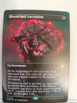 Bloodchief Ascension (Borderless) Commander Masters Regular - Image 1