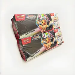 (2) Pokemon Sam's Club Prismatic Evolutions Surprise Box + Booster Bundle Lot - Image 2