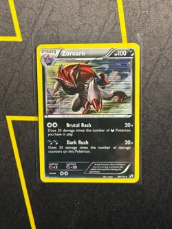 Pokemon TCG Zoroark 90/113 Legendary Treasures Holo Rare LP - Image 1