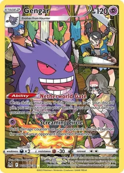2022 POKEMON Lost Origin Trainer Gallery TG06/TG30 Gengar Ultra Rare PSA 10 - Image 3