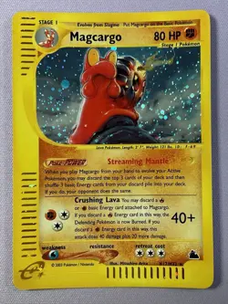 Pokemon Magcargo Skyridge Holo E Reader H17/H32 2003 NM/LP+ - Image 1